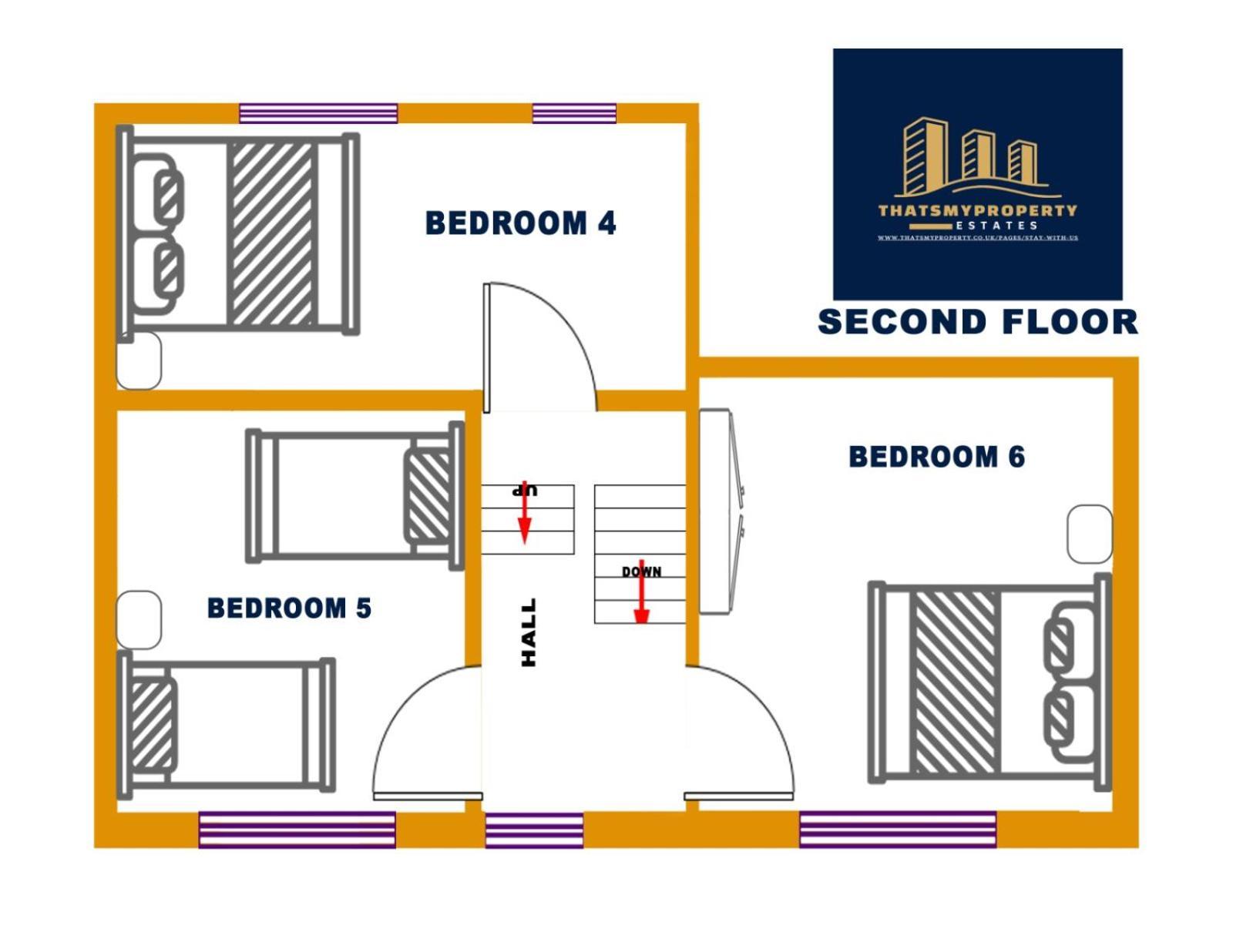 Spacious 6-bedroom In Bedes,