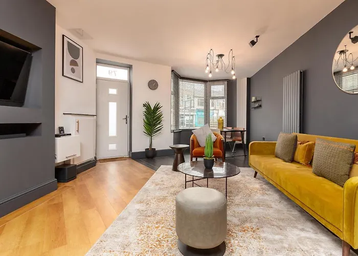 Hi-Tech Modern Industrial Feel Two Bedroom House, South Shore Just Off Blackpool Sea Front