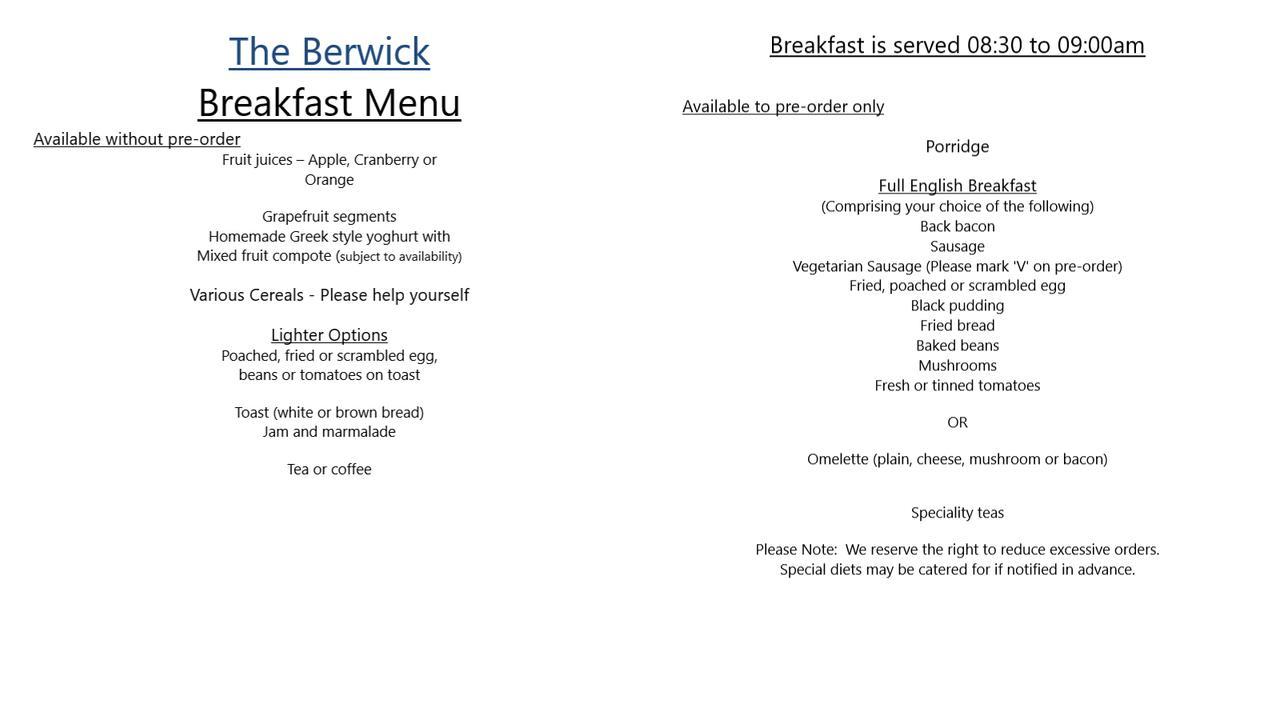 The Berwick Guest house 3*